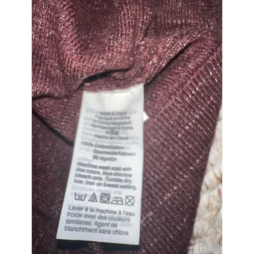 Mens J Crew  Long Sleeve Lightweight Sweater - Crew‎ Neck - Cotton Size Medium